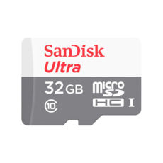  ' 32 GB microSDHC SanDisk Ultra UHS-1 lass 10 A1 R100MB/s (SDSQUNR-032G-GN3MN)  