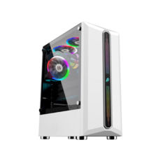  1stPlayer RB-3-R1-WH Color LED, White, Window, 3*120  Color LED, USB 3.0, ATX,  