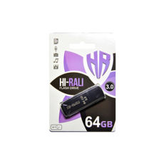 USB 3.0 Flash Drive 64 Gb HI-RALI Taga Black (HI-64GB3TAGBK)