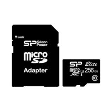  '  256 GB microSDXC Silicon Power Elite UHS-I C10 (SP256GBSTXBU1V10SP)
