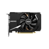 Видеокарта MSI GeForce GTX 1650 SUPER AERO ITX OC, 4Gb DDR6, 128-bit, DVI-D/HDMI/DP, 1740/12000 MHz, 6-pin (GTX 1650 SUPER AERO ITX OC) (24 мес )