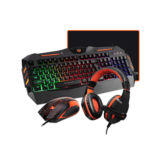 Игровой комплект 4 в 1 Meetion MT-C500 (Клавиатура, мышь, наушники, коврик, RUS раскладка)
