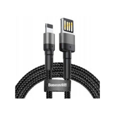 USB 2.0 Lightning - 1.0  Baseus Cafule Cable ?Special Edition? Grey+Black CALKLF-GG1