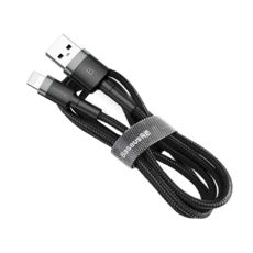  USB 2.0 Lightning - 3.0  Baseus Cafule, 2A Gray+Black CALKLF-RG1