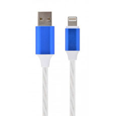  USB 2.0 Lightning - 1.0  Cablexpert CC-USB-8PLED-1M,  , 2 (10W)