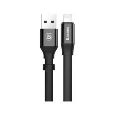  USB 2.0 Lightning - 0.23  Baseus CALMBJ-B01 Nimble Portable Cable Black