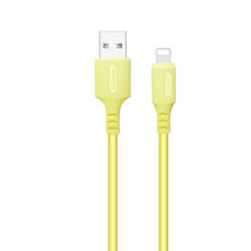  USB 2.0 Lightning - 1.0  Colorway Apple Lightning  (soft silicone) 2.4,  (CW-CBUL043-Y)