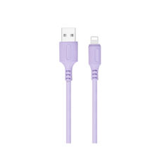  USB 2.0 Lightning - 1.0  Colorway Apple Lightning  (soft silicone) 2.4,  (CW-CBUL044-PU)