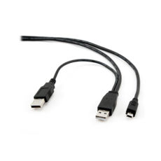  USB 2.0 MINI - 0.9  Cablexpert CCP-USB22-AM5P-3 USB2.0, A-+/mini USB 5-, .