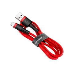  USB 2.0 Lightning - 1.0  Baseus CALKLF-B09 cafule Cable USB 2.4A Red+Red