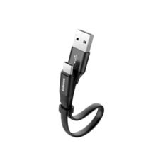  USB 2.0 Type-C - 0.23  Baseus Nimble Type-C Portable Cable (CATMBJ-01) Black