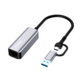 Мережева карта Usb2.0 to Ethernet ColorWay USB-A/USB-С 3.0 - RJ45 Gigabit Ethernet (CW-AD-CRG)