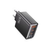 Зарядний пристрій TypeC 220В Toocki 67W GAN (2xType-C + USB-A) TCT67-22EU з дисплеєм