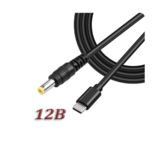 Кабель перетворювач TypeC-DC 12V підвищуючий перетворювач з type-c 5 вольт на 12 вольт для роутера від powerbank