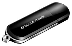 USB Flash Drive 16 Gb SILICON POWER LuxMini 322 Black