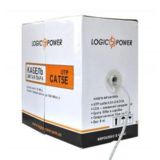 Кабель UTP для внутренней прокладки LogicPower, Cat5e, бухта 305м сечение- 0.51mm1696