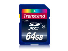   64 Gb SD Transcend SDXC UHS-I 30MB/s 200X (TS64GSDXC10)