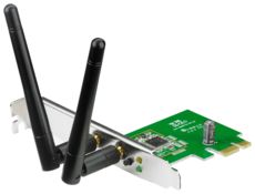   PCI-E Asus PCE-N15 Wi-Fi 802.11 g/n 300Mbps, 2 