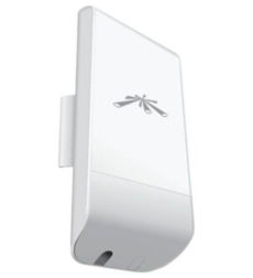   UbiQuiti NanoStation Loco M5, Wi-Fi   100Mbps+ 5GHz 802.11a/n 23dBm NS loco M5 AP/Client/Bridge with 2x dual-pol 13dbi antenna,   15,       Ethernet-   POE