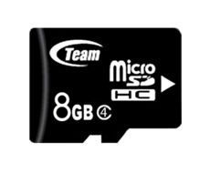  ' 8 Gb microSD Team SDHC Class4 ( ) (TUSDH8GCL402)