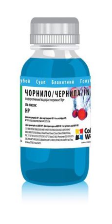  ColorWay HP 121/122/129/130/131/132/138/140/177/178, Cyan, 100  (CW-HW350C01)