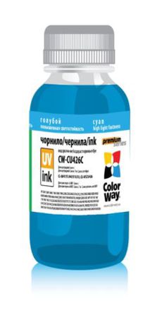  ColorWay Epson L100/110/200/210/300/355/550, Cyan, 100  (CW-EW101C01)