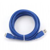 Кабель USB 3.0 Micro - 1.8 м Cablеxpert CCP-mUSB3-AMBM-6, A-папа/ Micro B-папа