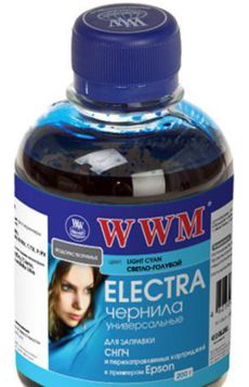  WWM EPSON Universal ELECTRA, C/CX, T/TX, S/SX, B/BX, R/RX, T/TX, P/PX, Light Cyan, 200  EU/LC