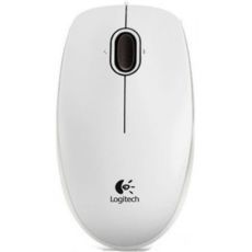 Миша Logitech B100 Optical USB Mouse белая (910-003360) БН