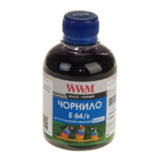 Чернила WWM EPSON L100/110/200/210/300/350/355/550/555, Black, 200 г E64/B