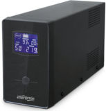 ДБЖ Energenie EG-UPS-031, LCD дісплей, 650 VA (390 Вт), 2x C13 (вхід), 1x german Shuko (вихід),чорний колір
