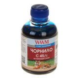 Чернила WWM CANON CL-441/446/94, CLI-451C, Cyan, 200 г C45/C