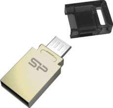 USB + OTG Flash Drive 16 Gb SILICON POWER Mobile X10 for Android On-The-Go (SP016GBUF2X10V1C)