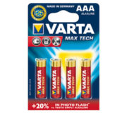 Батарейка LR3 лужна Varta MAX T, тип АAА (блістер на 4 шт. 4703)