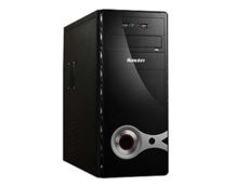  Huntkey A502, J10-A502820; Black-Black/Silver; Midi Tower; LGA-775; 8 fan; air duct; LW-6450HG 450W ATX2.2; sata; 5.25"x4, 3.5"x1+6; 1x8cm FAN; 0,7 SECC; 2USB/audio; ATX