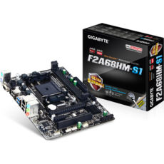 . Gigabyte FM2+ GA-F2A68HM-S1 A68/2xDDR3/VGA/1xPCI/2xPCI-E/RAID 0,1,10/2xUSB3.0/4xUSB3.0/mATX 