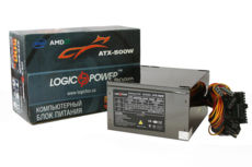  Logicpower ATX-500W, 12,   , 2 SATA, CE, FCC, PCI DX2 6PIN + 2PIN