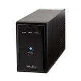 ДБЖ Logicpower LPM-1550VA, 3 евророзетки, 5 ступ. AVR, 2x9Ач12В, металлический, Черный цвет (3176)