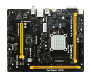 Мат.плата Biostar J1800MH2 , Intel Dual-core Celeron J1800(2x2.41GHz) processor, 2xDDR3 1333MHz (DDR3L 1.35V only), 1xPCIe x16/2xPCIe x1, 2xSATA 2, Gb LAN, Realtek ALC662, 1xUSB 3.0/2xUSB 2.0, HDMI/VGA, mATX