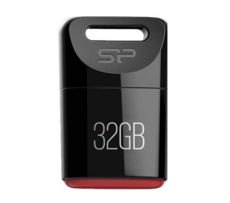 USB Flash Drive 32 Gb SILICON POWER Touch T06 Black (SP032GBUF2T06V1K)