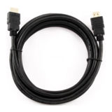 Кабель HDMI 4.5 м Cablеxpert (CC-HDMI4L-15) v.1.4, вилка/вилка, позолочені конектори, чорний колір