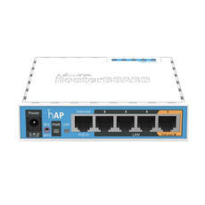   MikroTik hAP RB951Ui-2ND (N300, 650MHz/64Mb, 5FE, 1USB, 580mW, PoE in, PoE out,  2,4 )