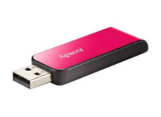 USB Flash Drive 16 Gb Apacer AH334 pink USB 2.0 (AP16GAH334P-1)