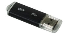 USB Flash Drive 16 Gb SILICON POWER Ultima U02 Black (SP016GBUF2U02V1K) 