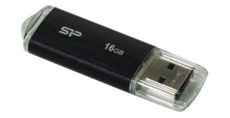 USB Flash Drive 16 Gb SILICON POWER Ultima U02 Black (SP016GBUF2U02V1K) БН