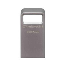USB 3.1 Flash Drive 32 Gb Kingston DTMicro USB Metal Silver (DTMC3/32GB)