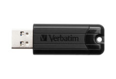 USB3.0 Flash Drive 32 Gb VERBATIM STORE'N'GO PINSTRIPE BLACK 49317