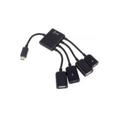 - 2.0 Lapara LA-MicroUSB-OTG-HUB Black 3  USB 2.0 + 1  MicroUSB .    