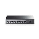 Коммутатор TP-LINK TL-SF1008P 8xFE/PoE 65W, Неуправляемый, Настольный