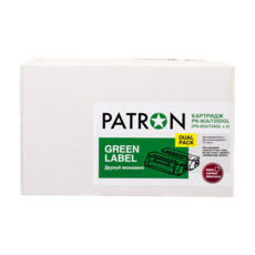  HP LJ CE285A/CANON 725 (PN-85A/725DGL) DUAL PACK PATRON GREEN Label